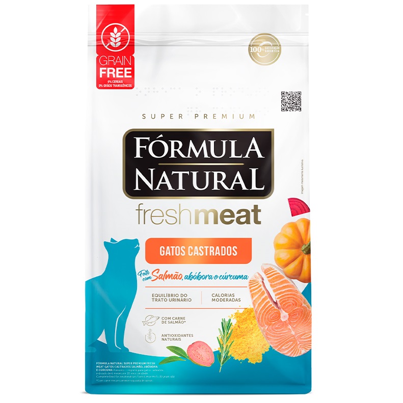 Ração Fórmula Natural Fresh Meat Gatos Castrados