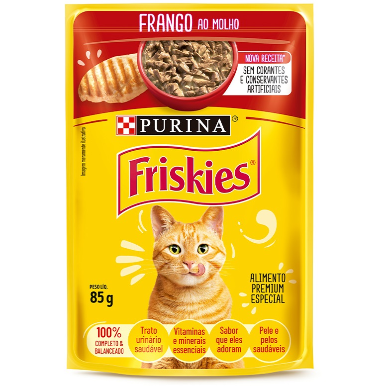 Ração Úmida Friskies Sachê 85g