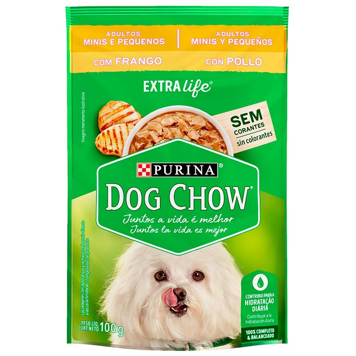 Ração Úmida Dog Chow - Raças pequenas